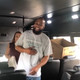 John Miller (center) boards a bus to take him home after being released from prison after 21 years.